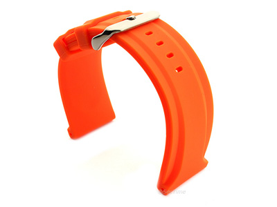 Silicone Watch Strap Jumbo Waterproof Orange 30mm