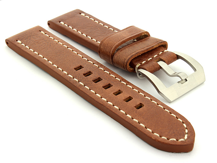 Watch Strap for Panerai Marina Gold Brown B201