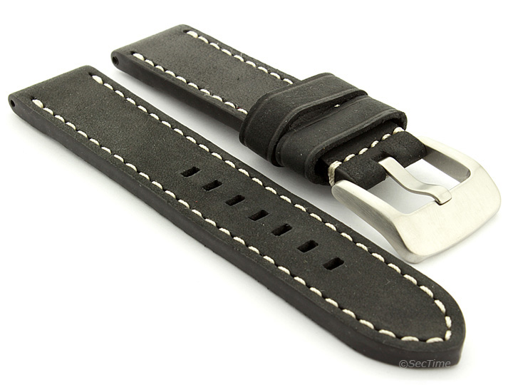 Watch Strap for Panerai Marina Matte Black B101