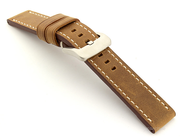 Watch Strap for Panerai Marina Matte Brown B102