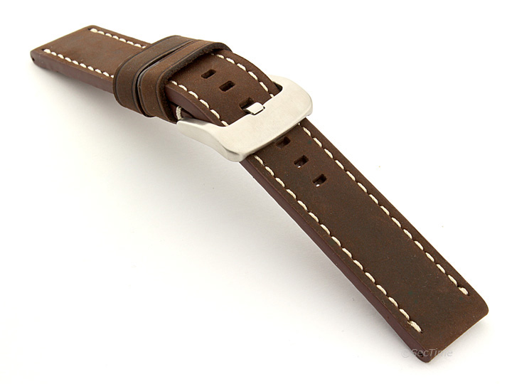 Watch Strap for Panerai Marina Matte Dark Brown B102