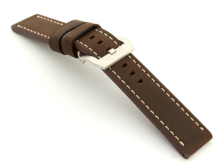 Watch Strap for Panerai Marina Matte Dark Brown B202