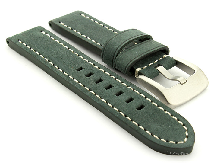 Watch Strap for Panerai Marina Matte Green B101