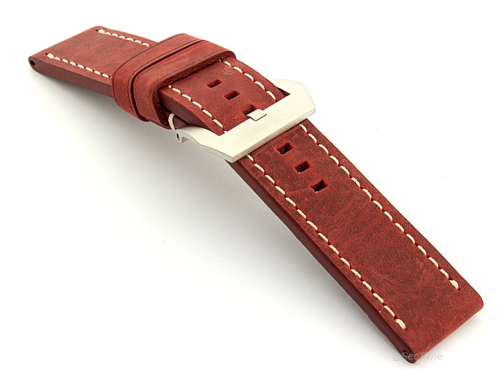 Watch Strap for Panerai Marina Matte Red B202