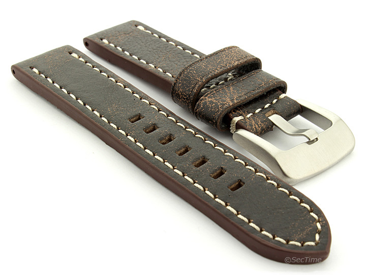 Watch Strap for Panerai Marina Retro Brown B101