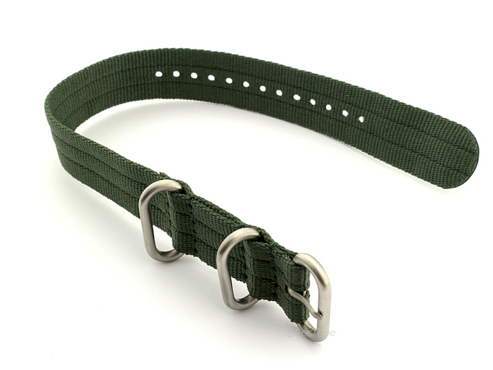 One-Piece Nato Watch Strap Green 02