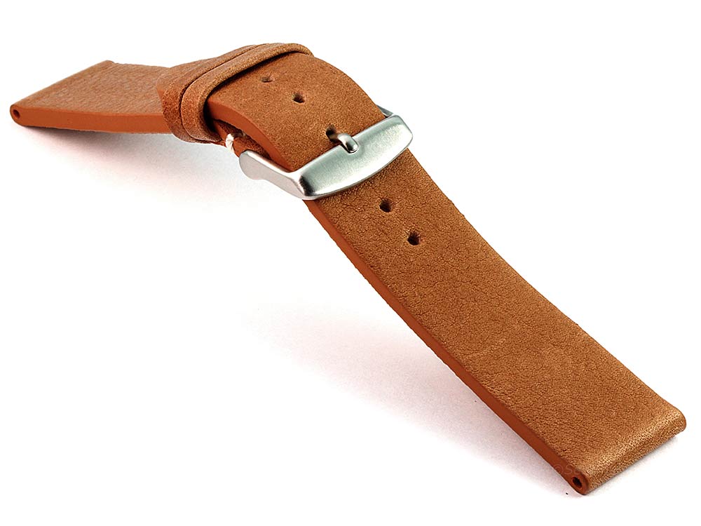 Genuine Leather Watch Strap Band Prague Brown 03