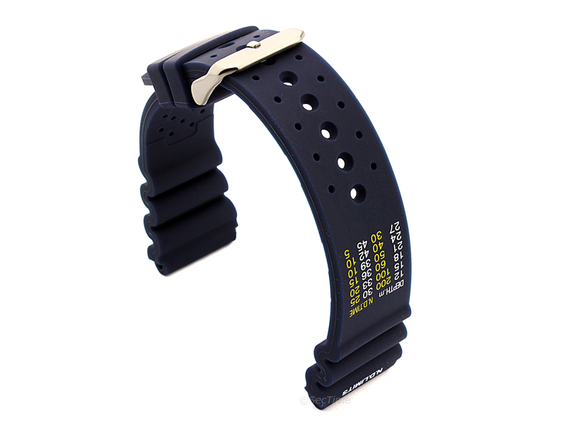 Silicone Rubber Wristwatch Strap Band PRO Waterproof N.D.LIMITS 18mm