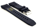 Silicone Rubber Watch Strap Band PRO Waterproof N.D.LIMITS Blue 20mm