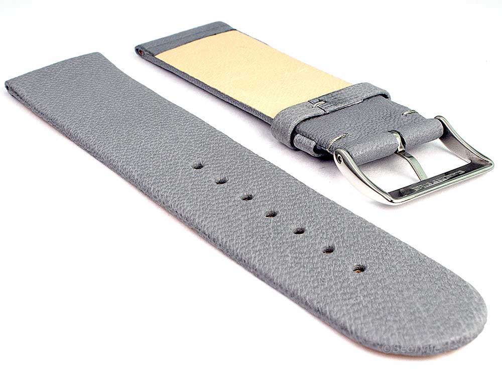 Genuine Leather Watch Strap Band Tact Grey 02