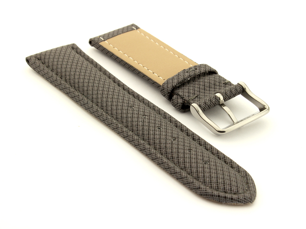 Synthetic Waterproof Watch Strap Toulon Grey 02