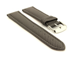 Synthetic Waterproof Watch Strap Toulon Grey 18mm