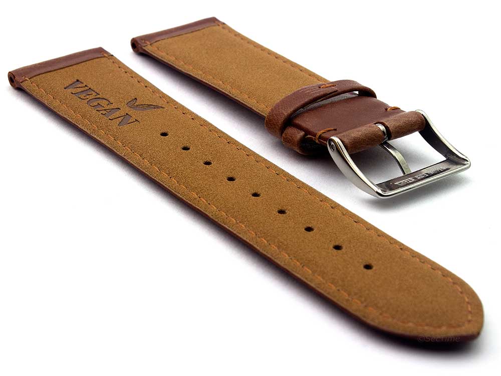 Real Corn Watch Strap Band Vegan SM Brown 02