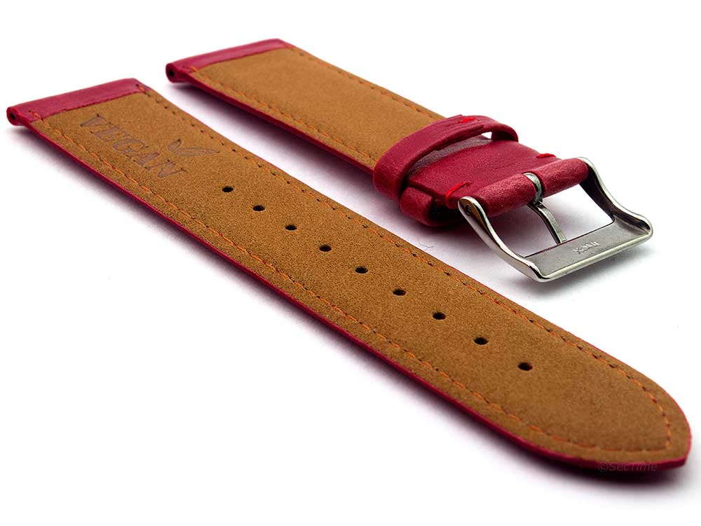 Real Corn Watch Strap Band Vegan SM Red 02