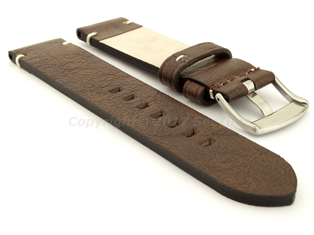 Genuine Leather Watch Strap Vintage Paris 20mm