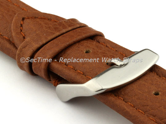 Watch Strap Band Freiburg RM Genuine Leather 24mm Brown/Brown