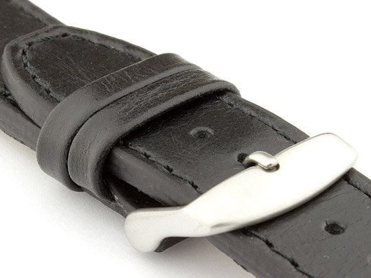 Genuine Leather Watch Strap PILOT fits IWC Black 22mm